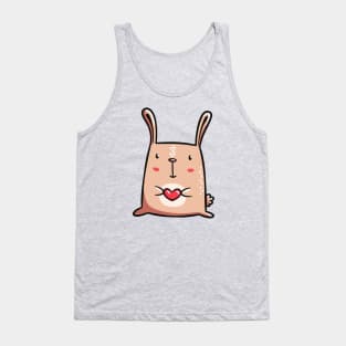 Bunny with Heart Tank Top